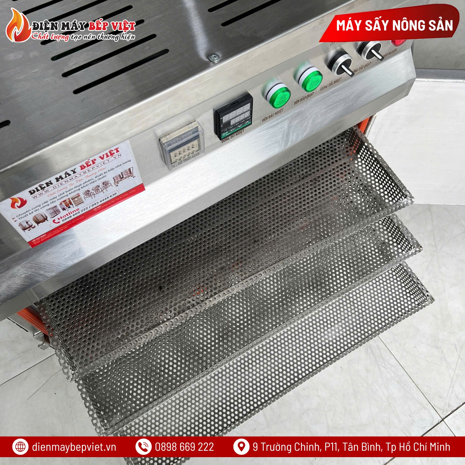 Tủ Sấy Nông Sản 4 Khay