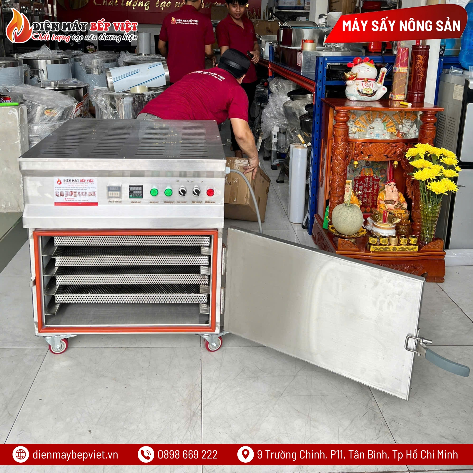 Tủ Sấy Nông Sản 4 Khay