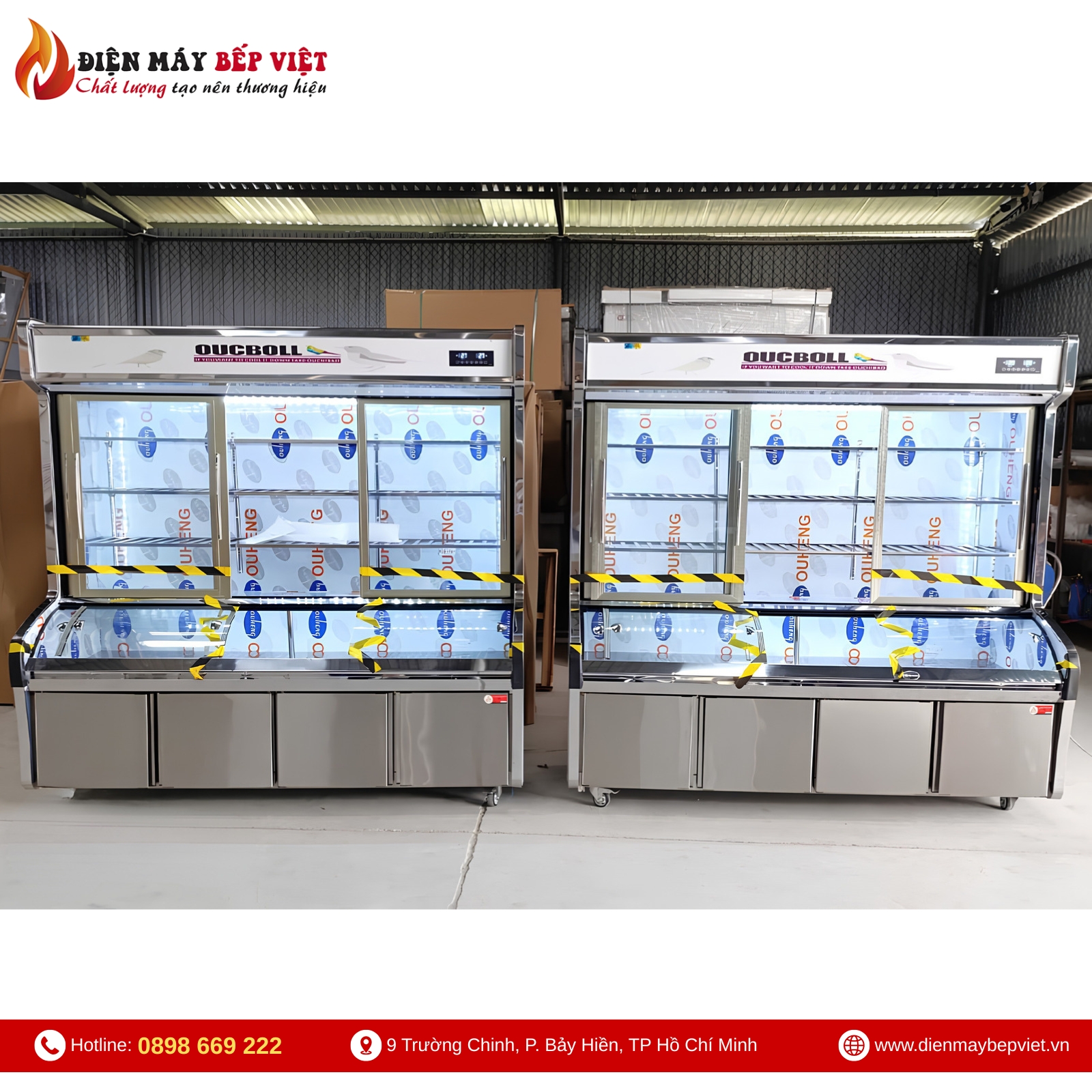 Tủ Siêu Thị 3 Chế Độ Mát – Đông Mềm – Đông Cứng Oucboll LCD-2000S