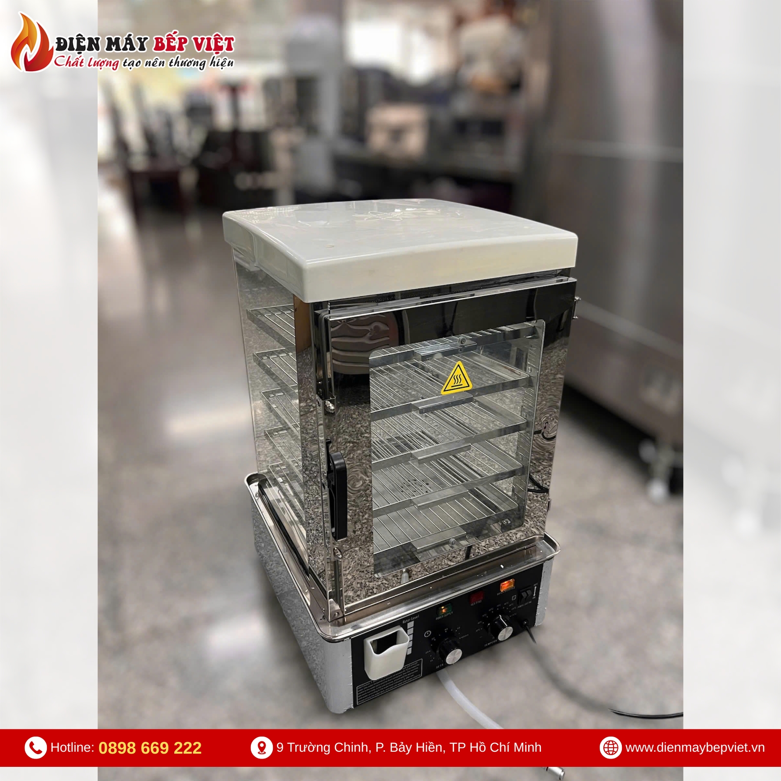 Tủ Trưng Bày Bánh Bao B500S-BV