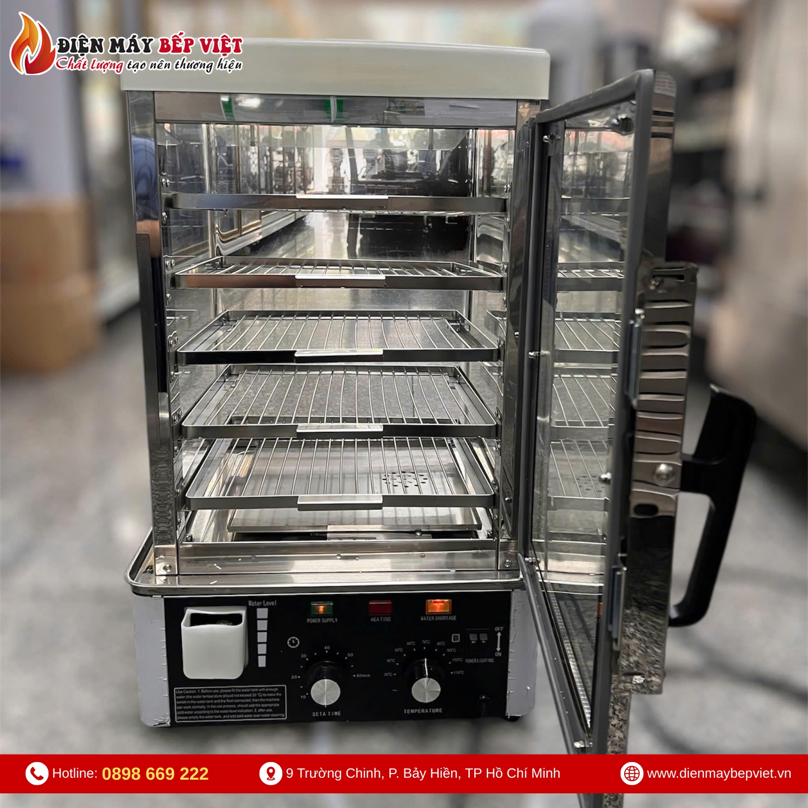 Tủ Trưng Bày Bánh Bao B500S-BV