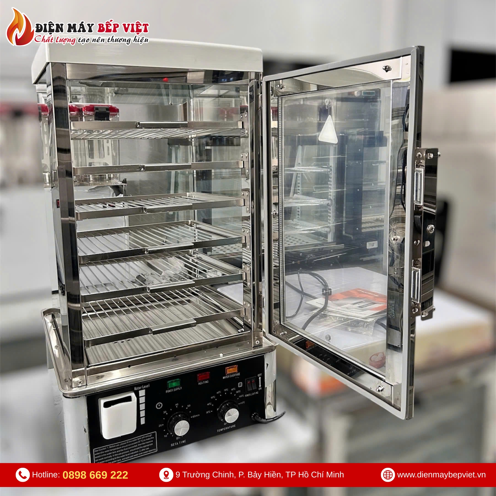 Tủ Trưng Bày Bánh Bao B600S-BV