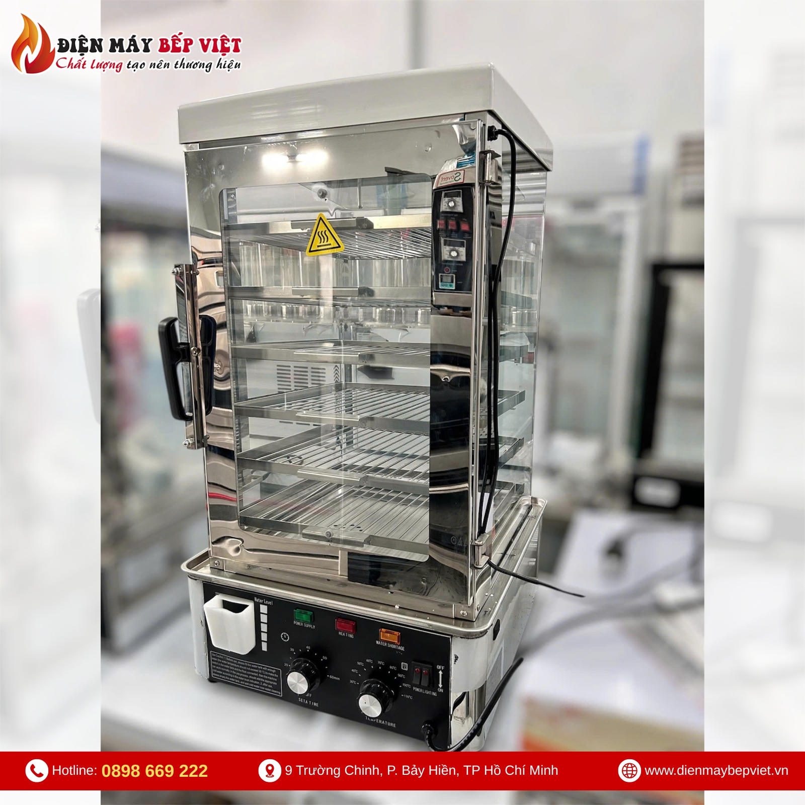 Tủ Trưng Bày Bánh Bao B600S-BV