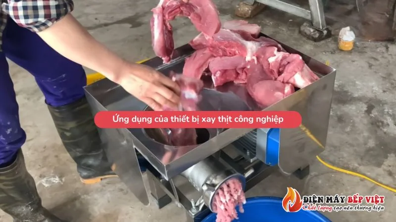 Ứng dụng đa dạng của thiết bị xay thịt công nghiệp