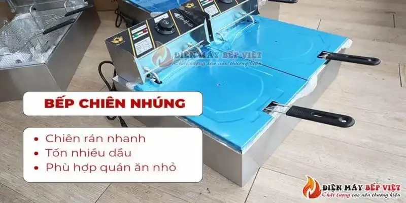 Ưu điểm của bếp chiên nhúng