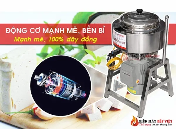 máy xay giò chả 3kg có động cơ nhập khẩu từ nhật bản mạnh mẽ