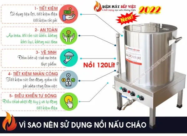 ƯU ĐIỂM NỒI NẤU CHÁO BẰNG ĐIỆN