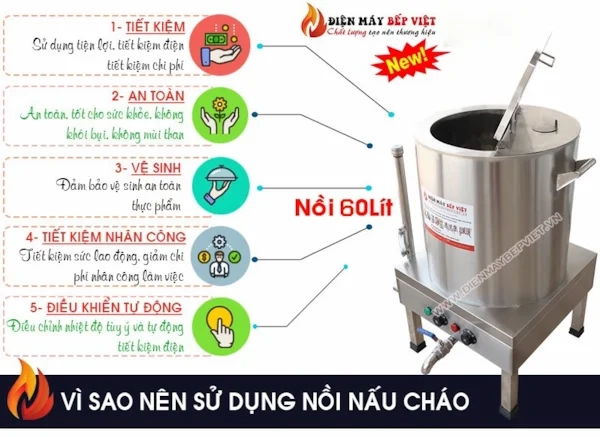 Vì sao nên sử dụng nồi nấu cháo bằng điện