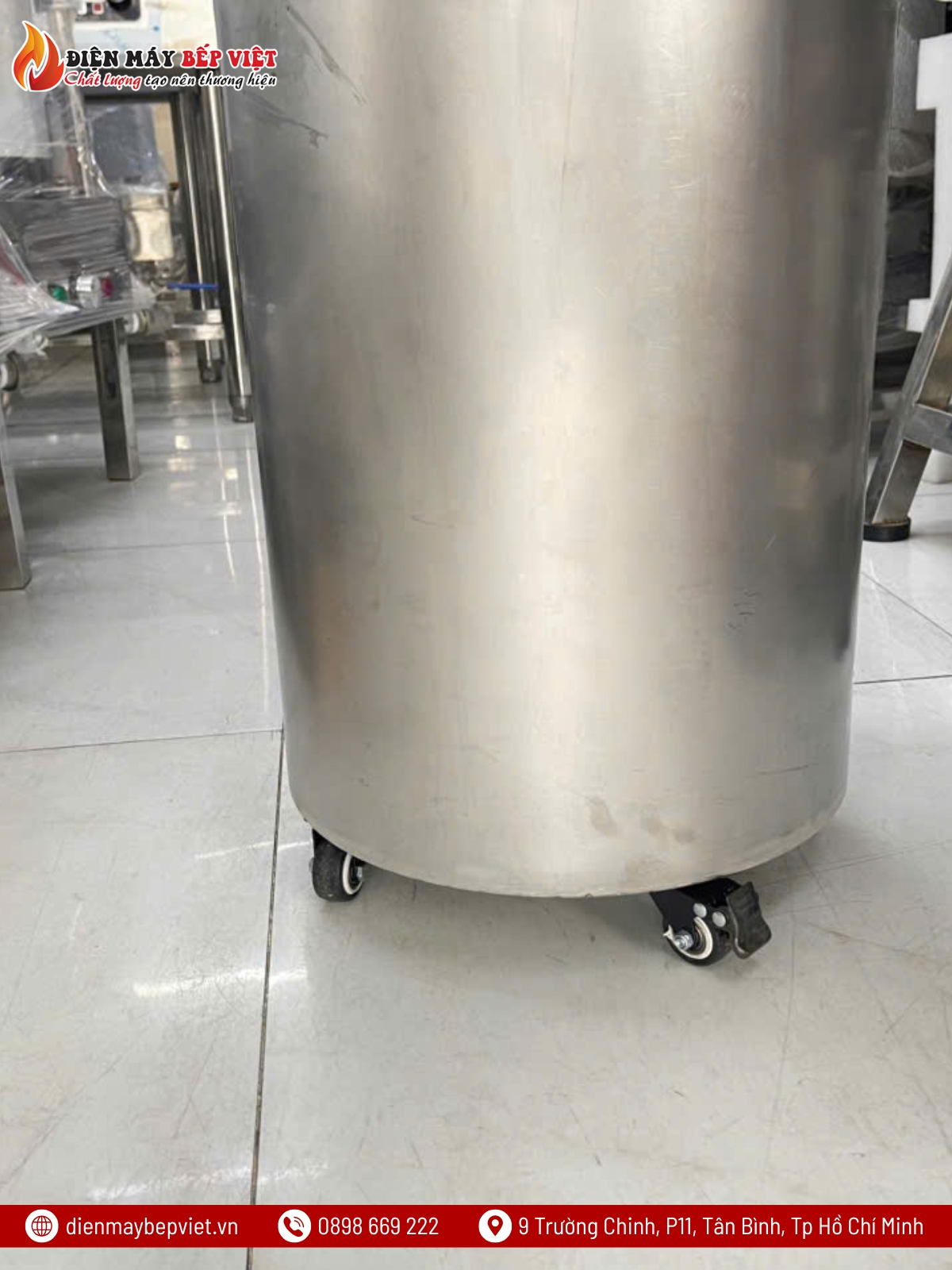 Xe Chứa Vỉ Nướng BBQ Inox 304