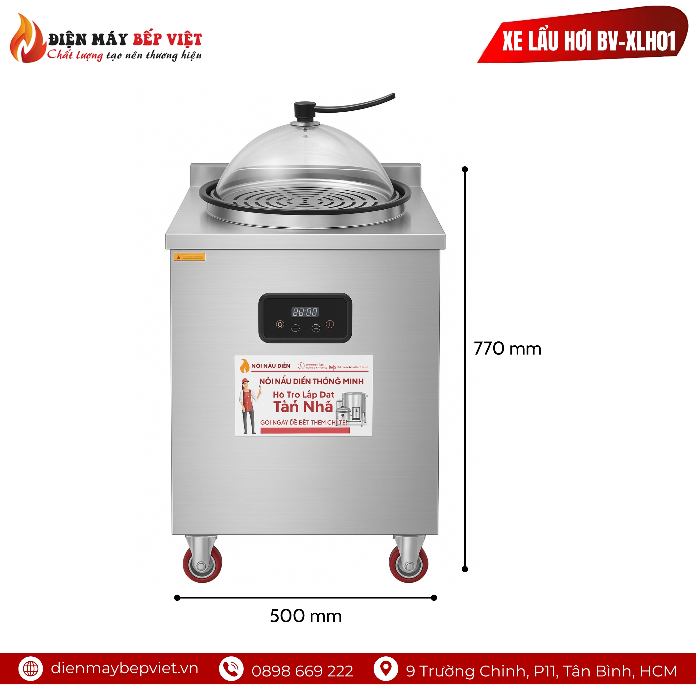 Xe Lẩu Hơi BV-XLH01