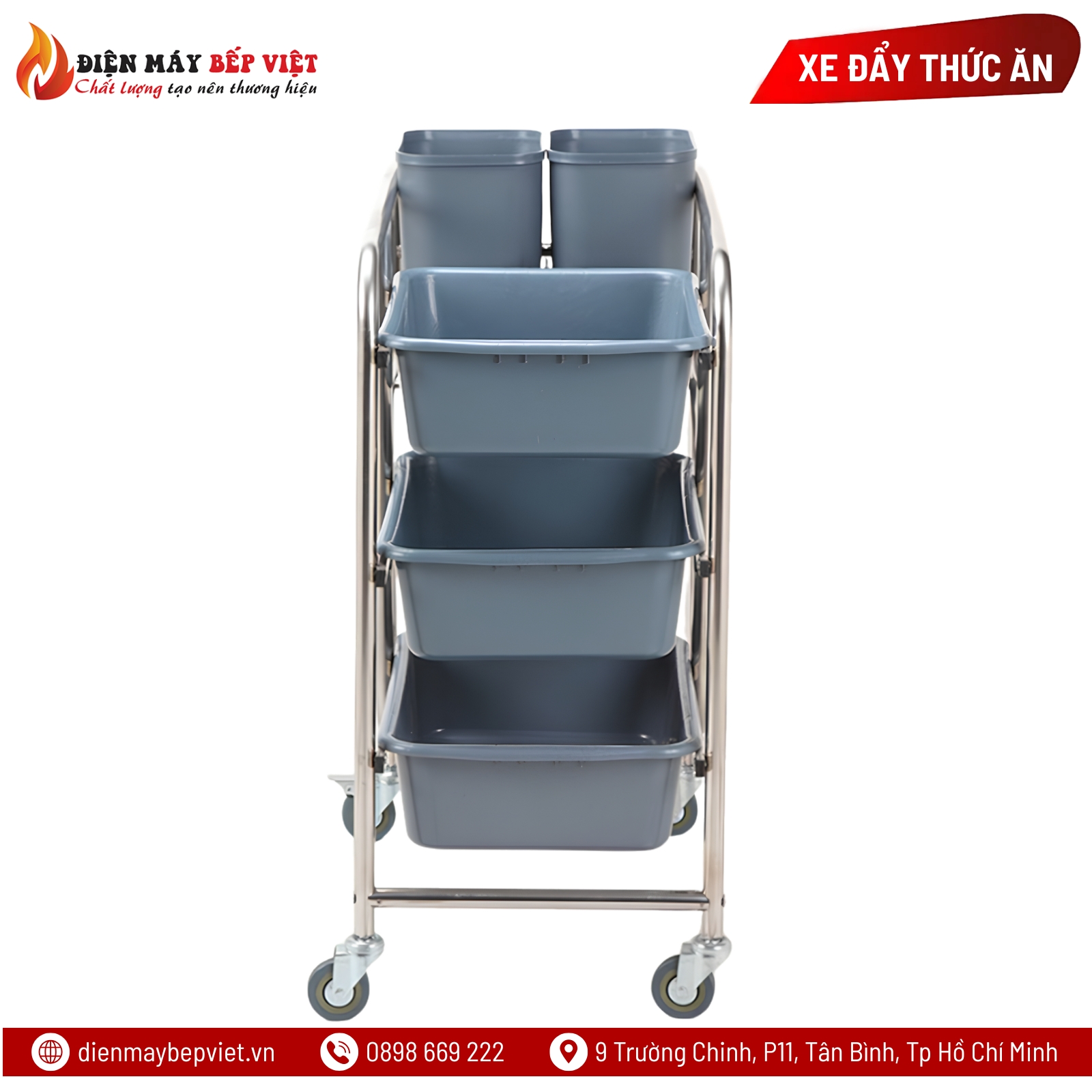 Xe Thu Dọn Thức Ăn NPD-017