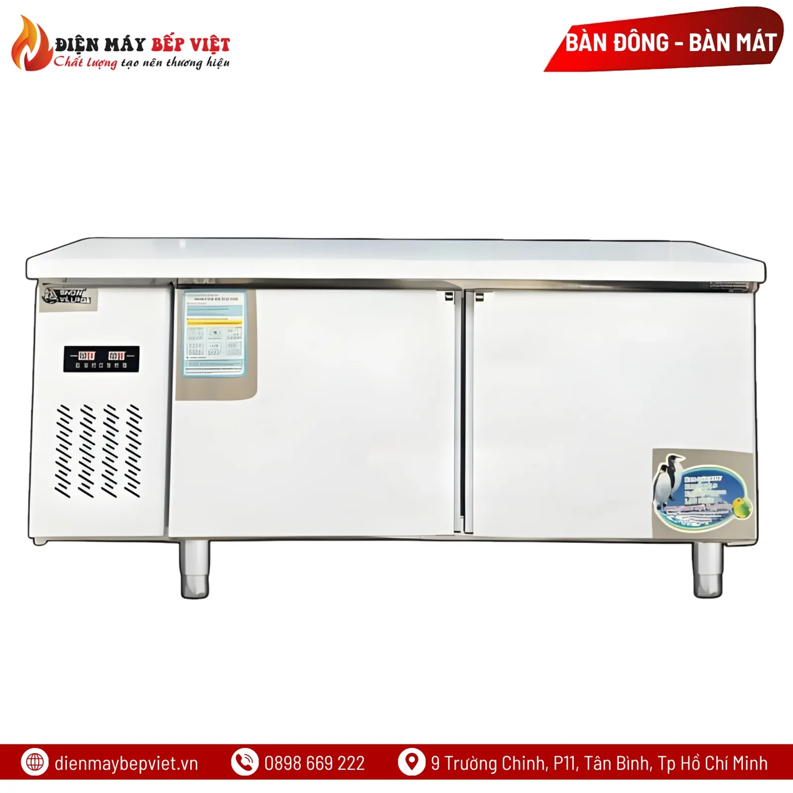 Bàn Làm Lạnh Nửa Đông - Nửa Mát 1M8 PLS.45L2S