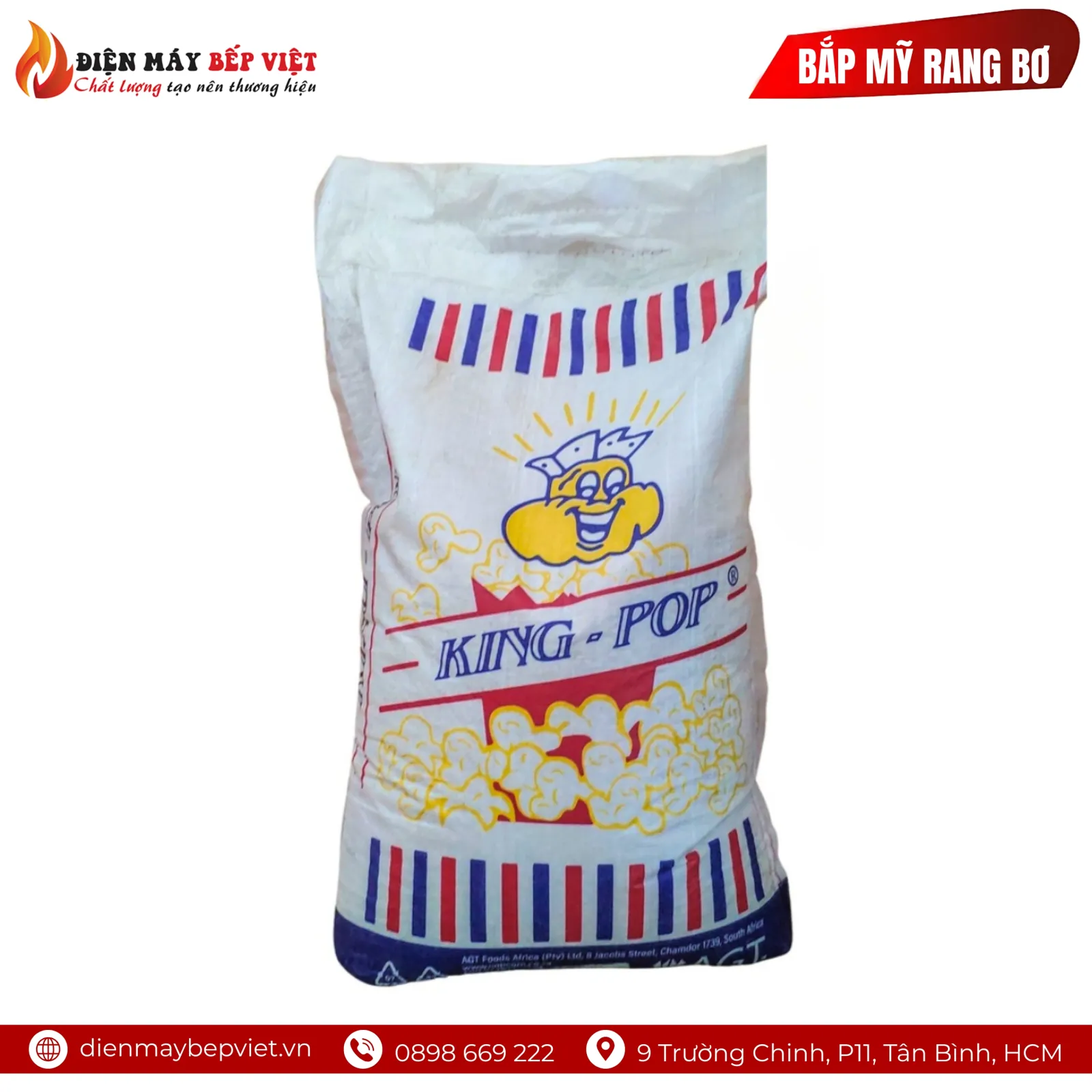 Bắp Mỹ Rang Bơ Bao Lớn 22Kg
