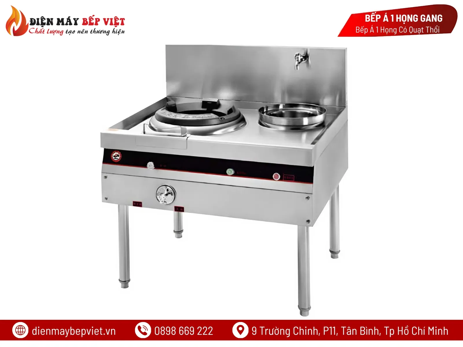 Bếp Á 1 Họng Có Quạt Thổi