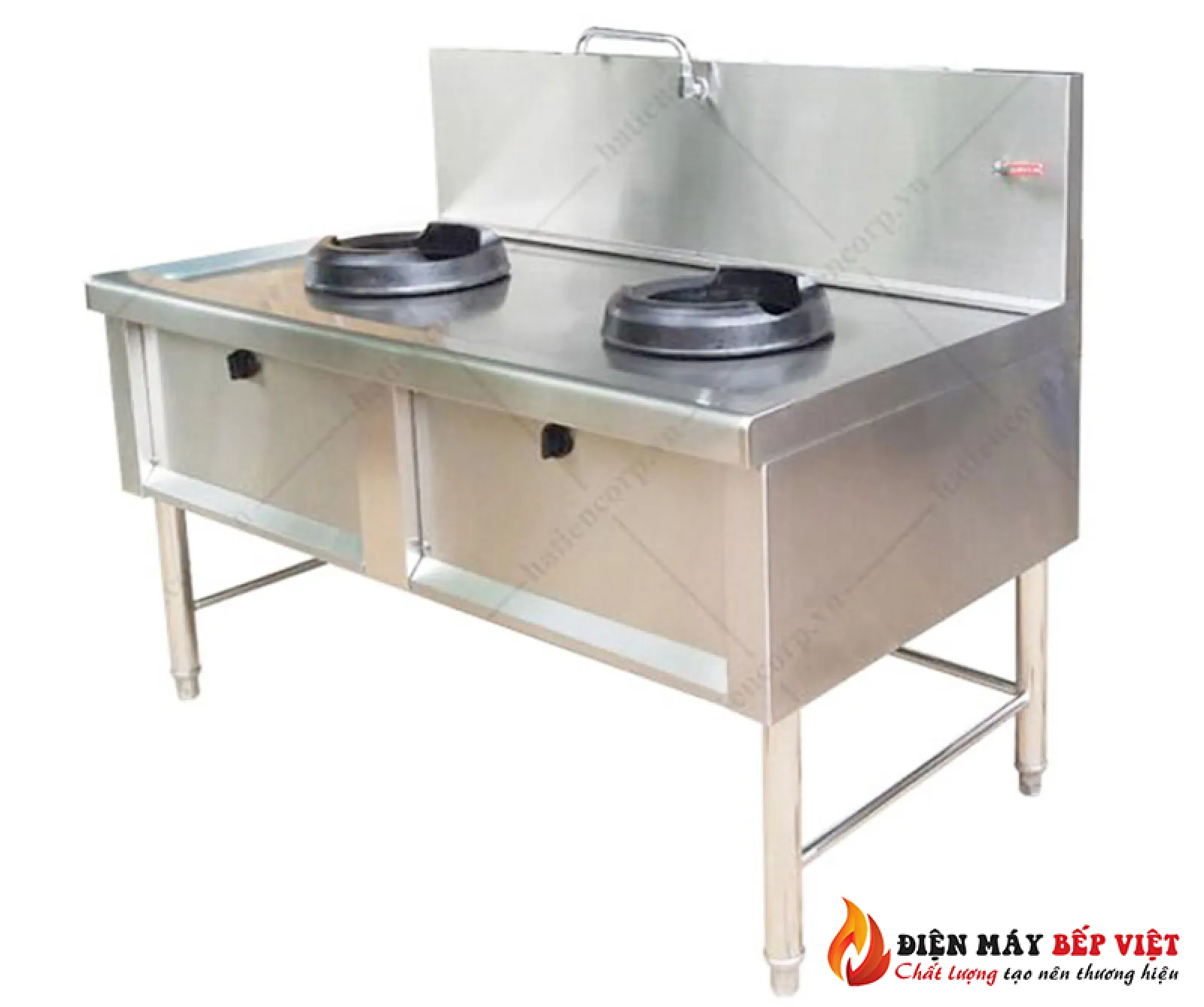 Bếp Á 2 Họng Bầu Gang