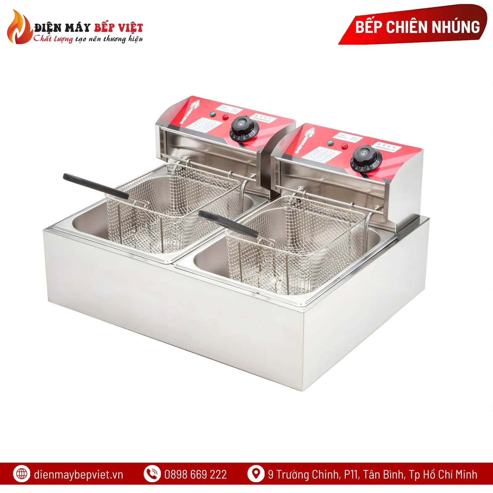 Bếp Chiên Đôi 12L SJ02