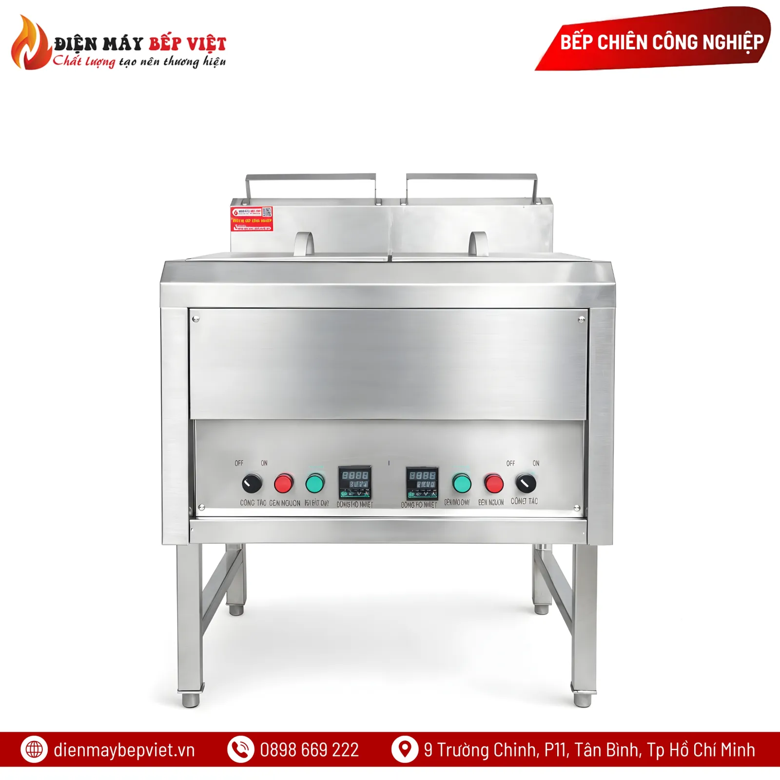 Bếp Chiên Đôi Công Nghiệp 20L