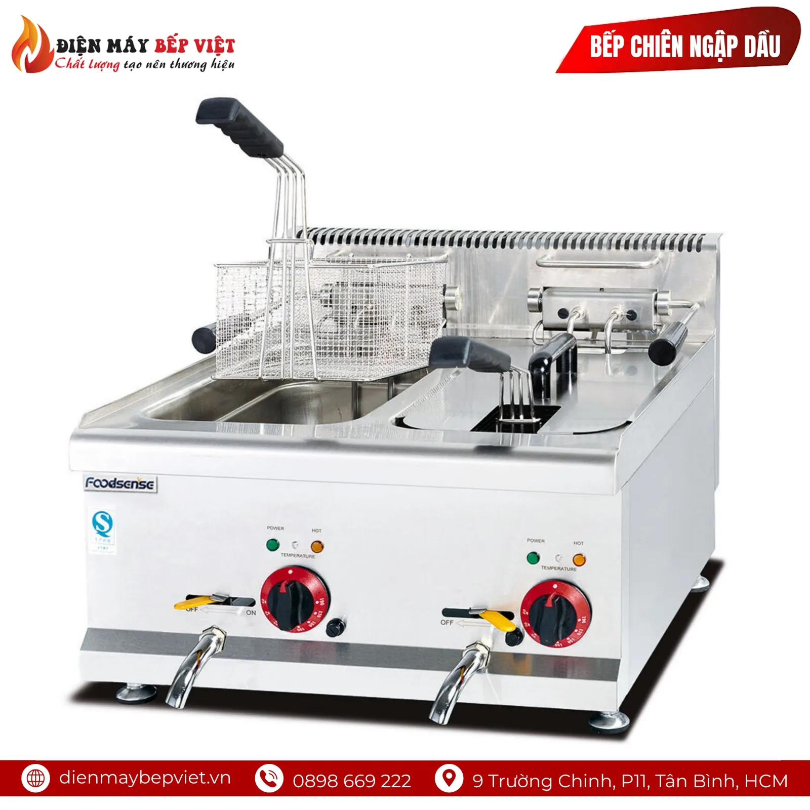 Bếp Chiên Ngập Dầu AS-685 (15L+15L)