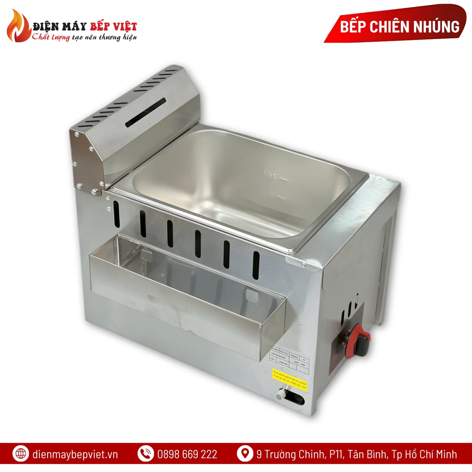 Bếp Chiên Nhúng Dầu Gas 6L