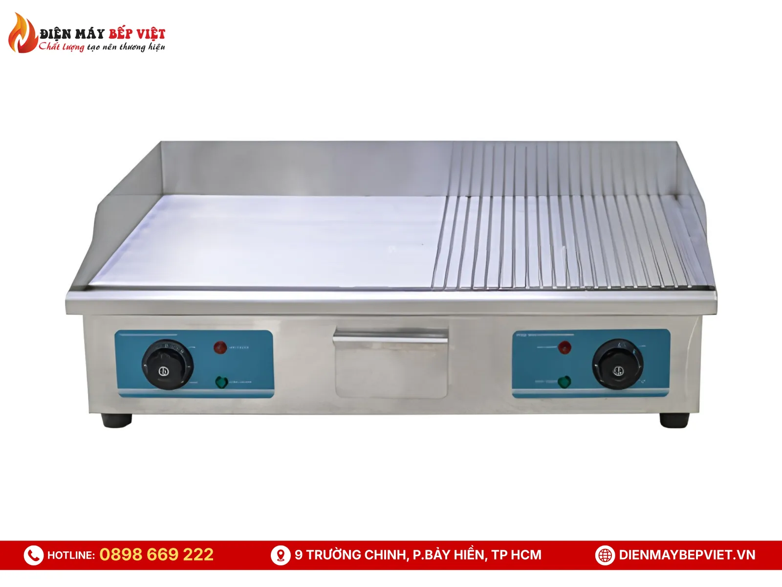 Bếp Chiên Phẳng Nửa Nhám Dùng Điện PL-822