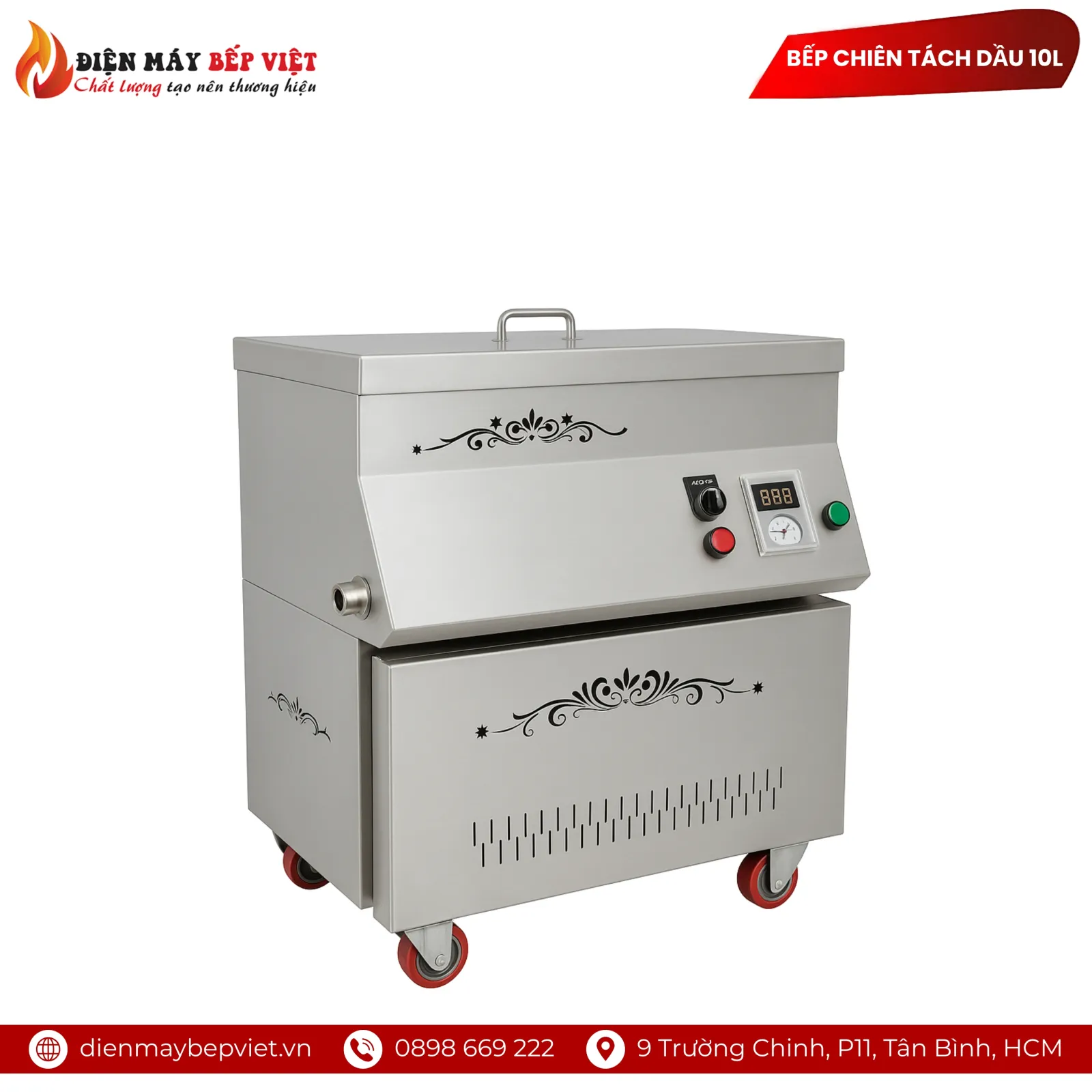 Bếp Chiên Tách Dầu 10L Việt Nam