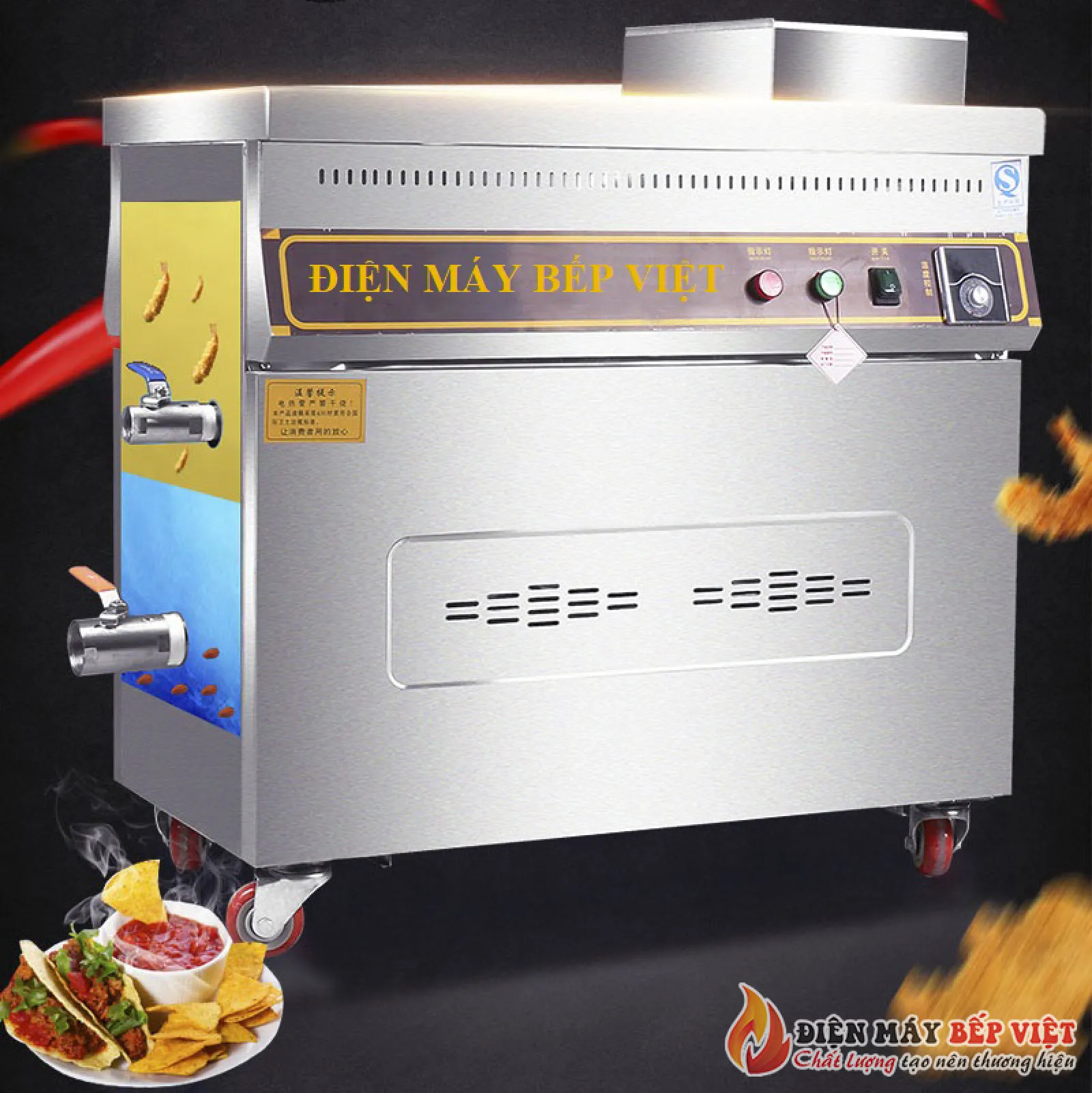 Bếp Chiên Tách Dầu 35L