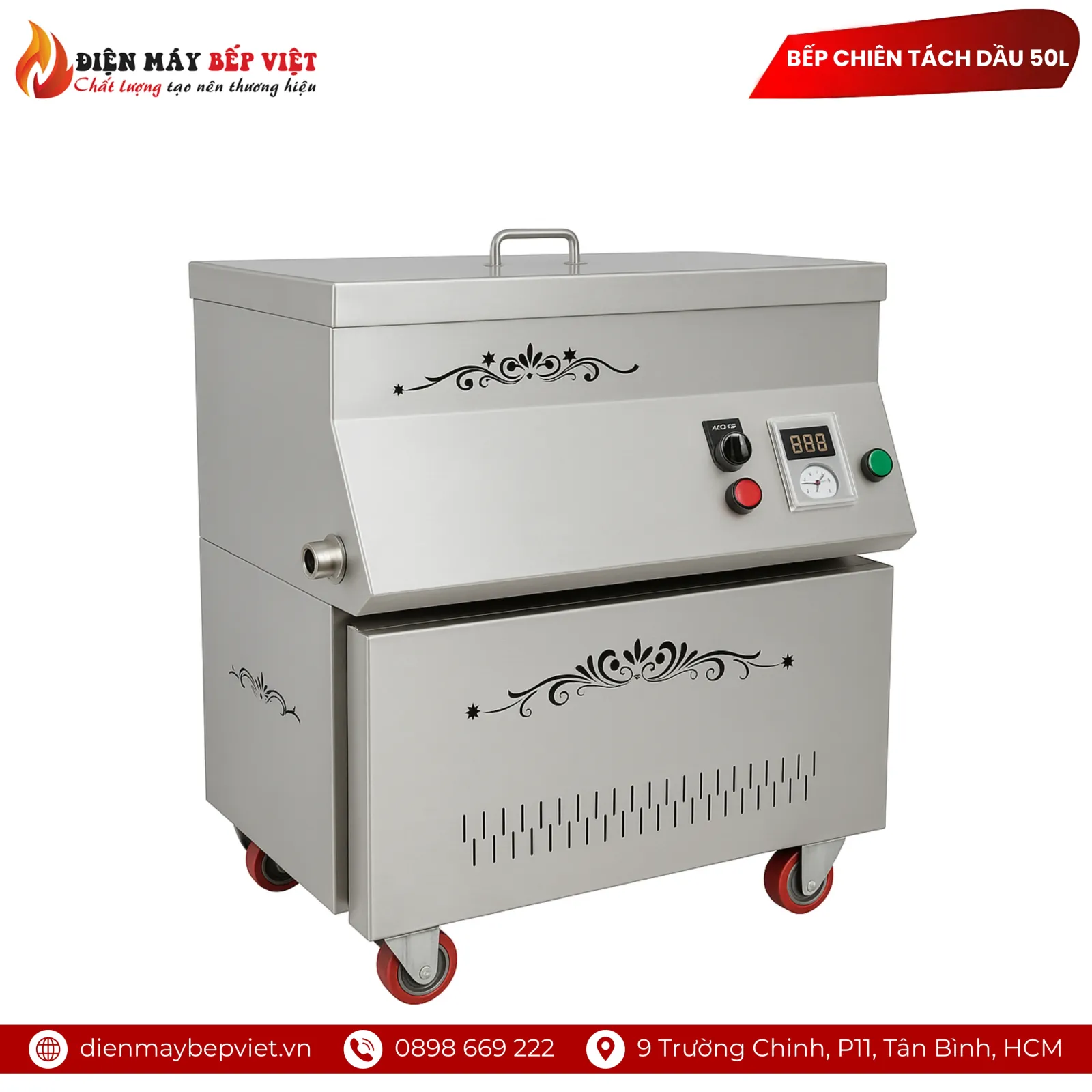 Bếp Chiên Tách Dầu 50L Việt Nam