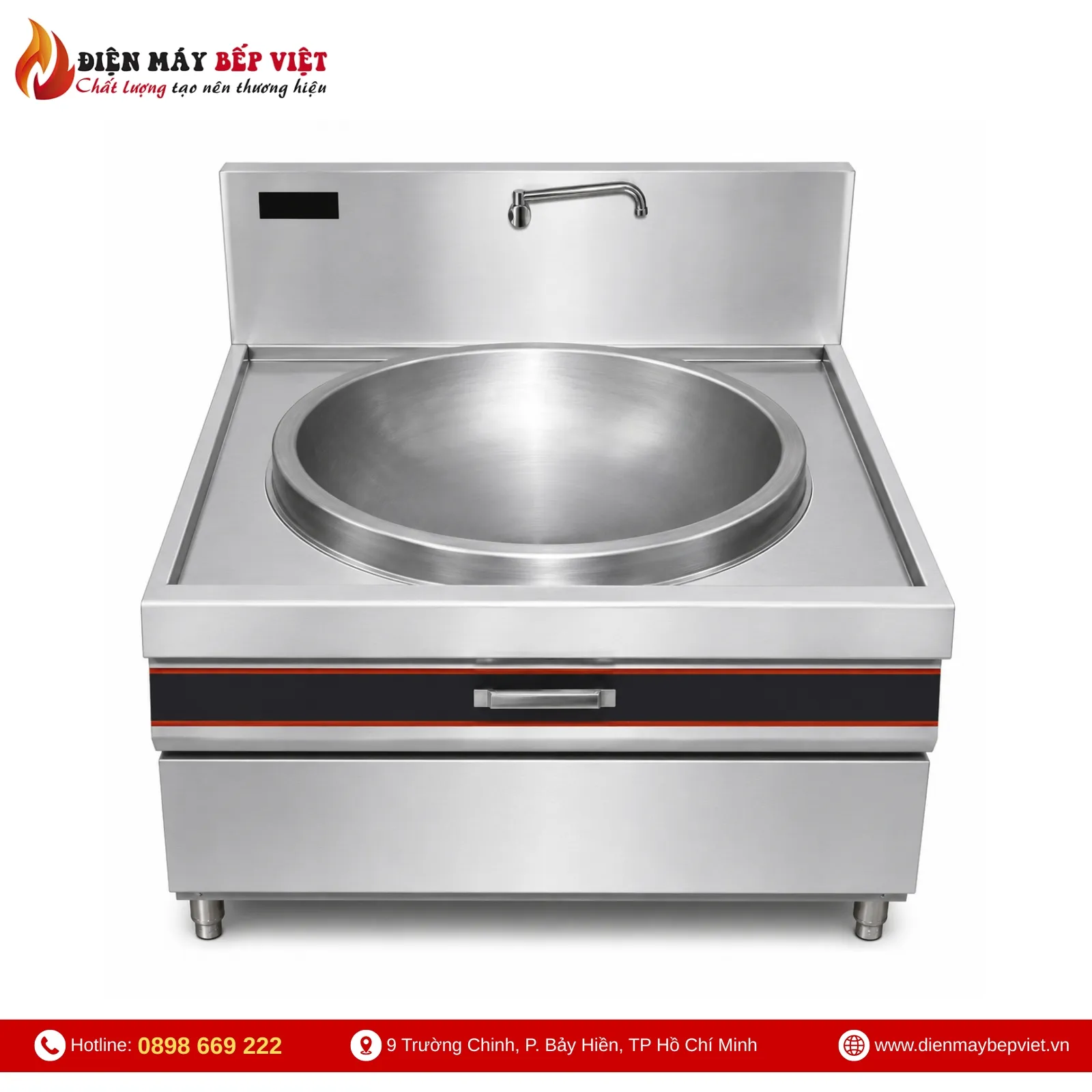Bếp Đơn Điện Từ Xào Trực Tiếp Phi 1000 BV04