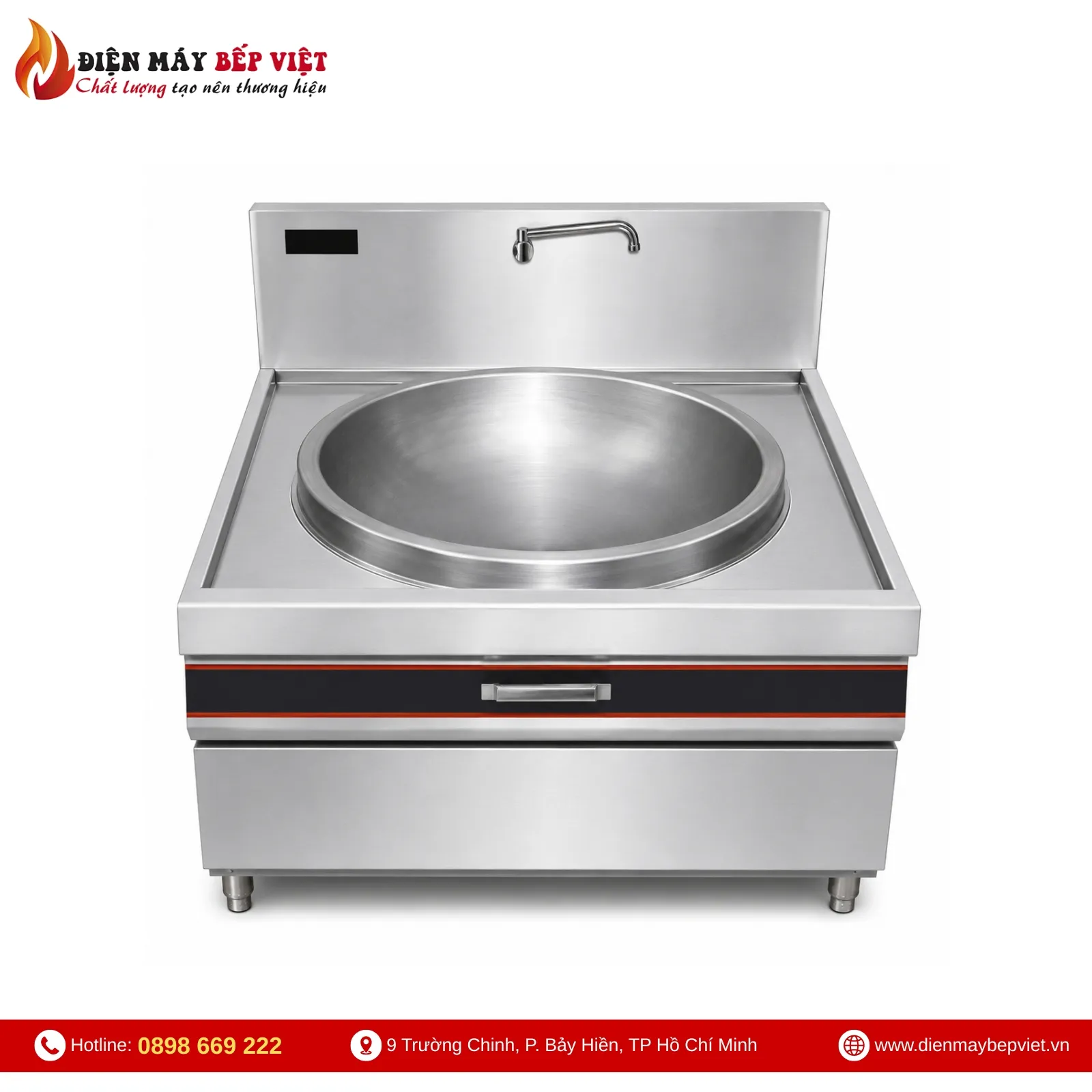 Bếp Đơn Điện Từ Xào Trực Tiếp Phi 600 BV07