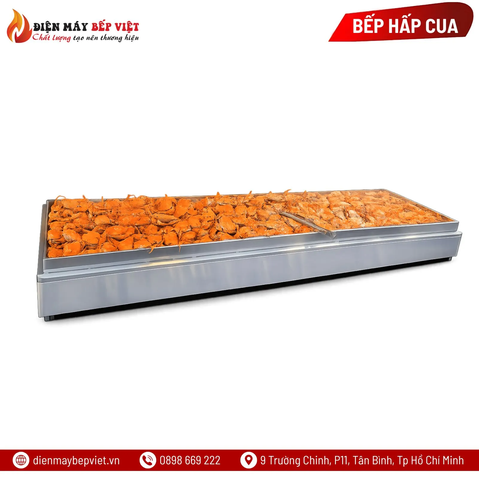 Bếp Hấp Cua Inox Cao Cấp BV 1500