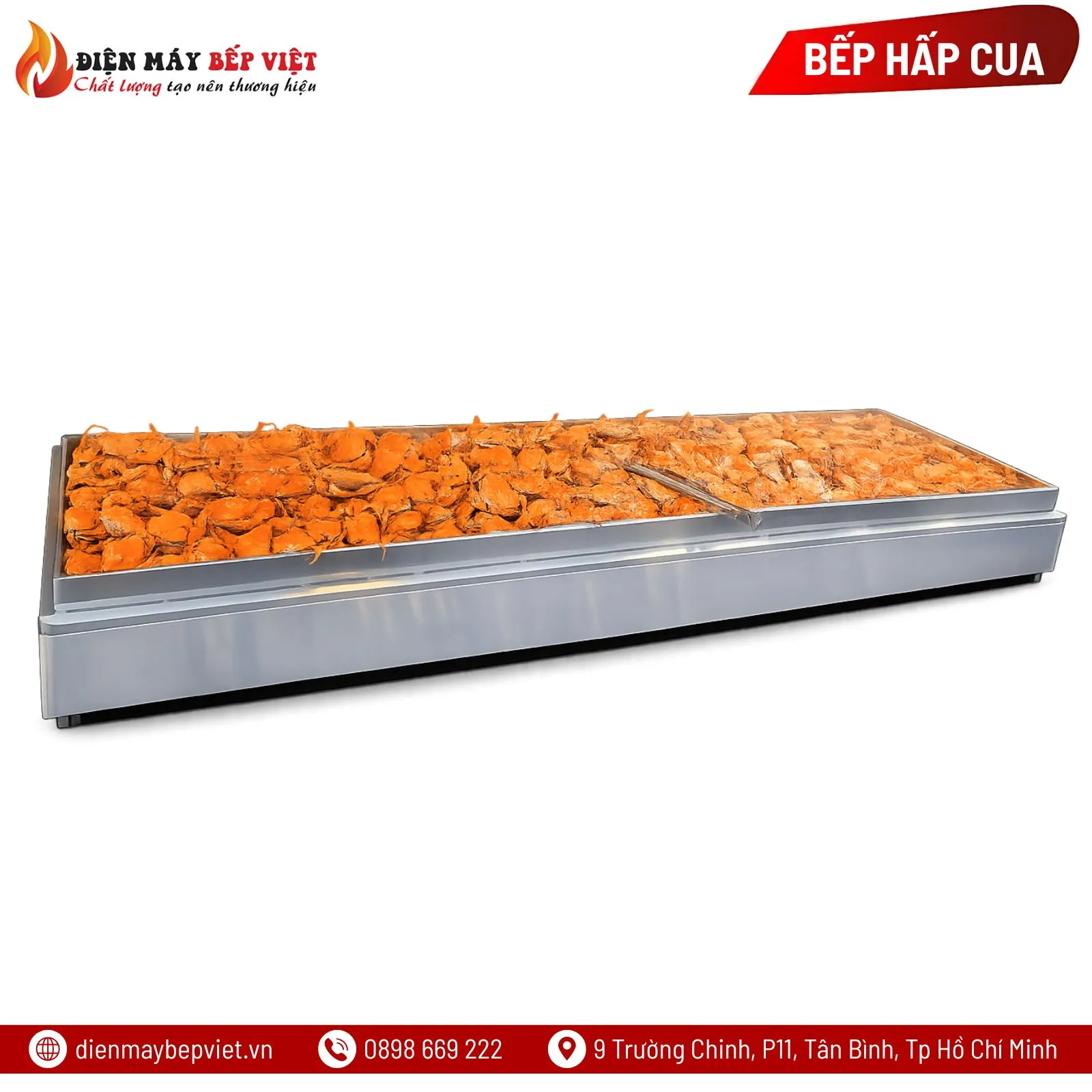Bếp Hấp Cua Inox Cao Cấp BV 1800