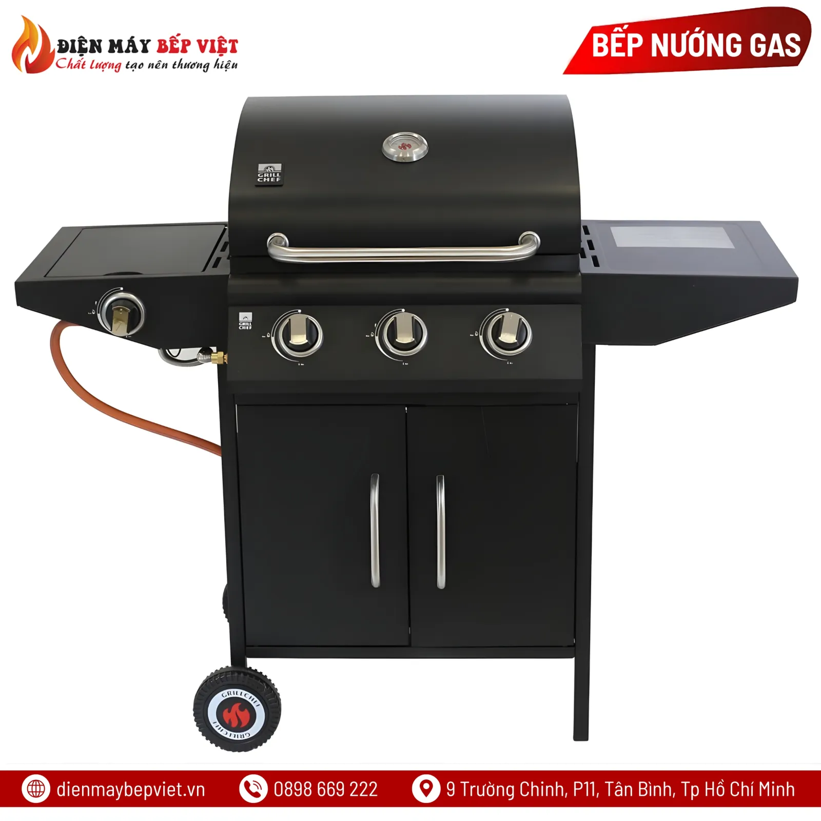 Bếp nướng Gas cao cấp BBQ Grill 757(3+1)