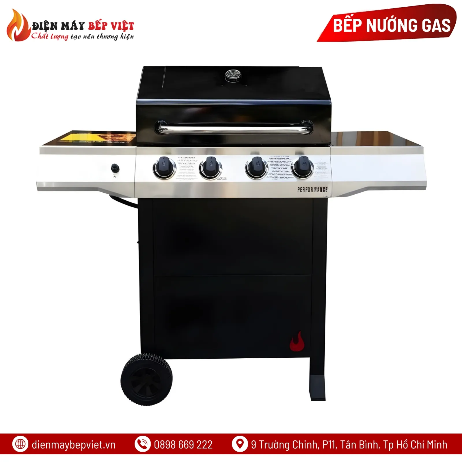Bếp Nướng Gas Ngoài Trời Cao Cấp G428-45B (Char Broil)