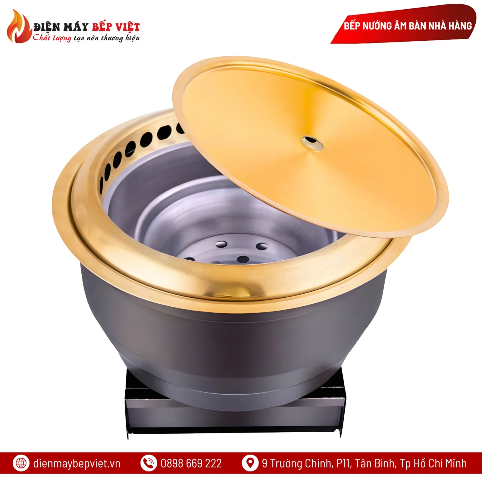 Bếp Nướng Hàn Quốc Mạ Vàng HQ88