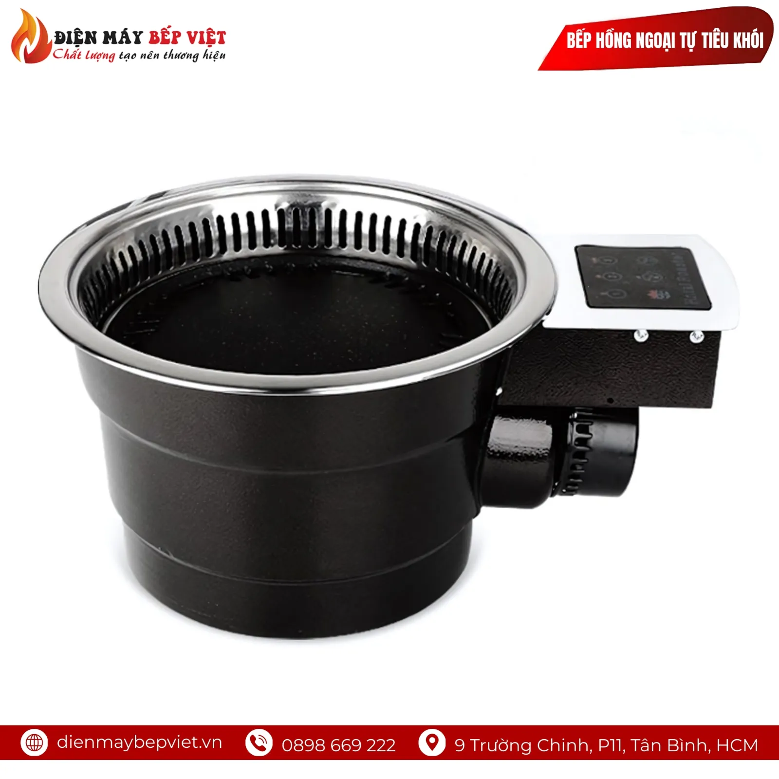 Bếp Nướng Hồng Ngoại Tự Tiêu Khói Cảm Ứng