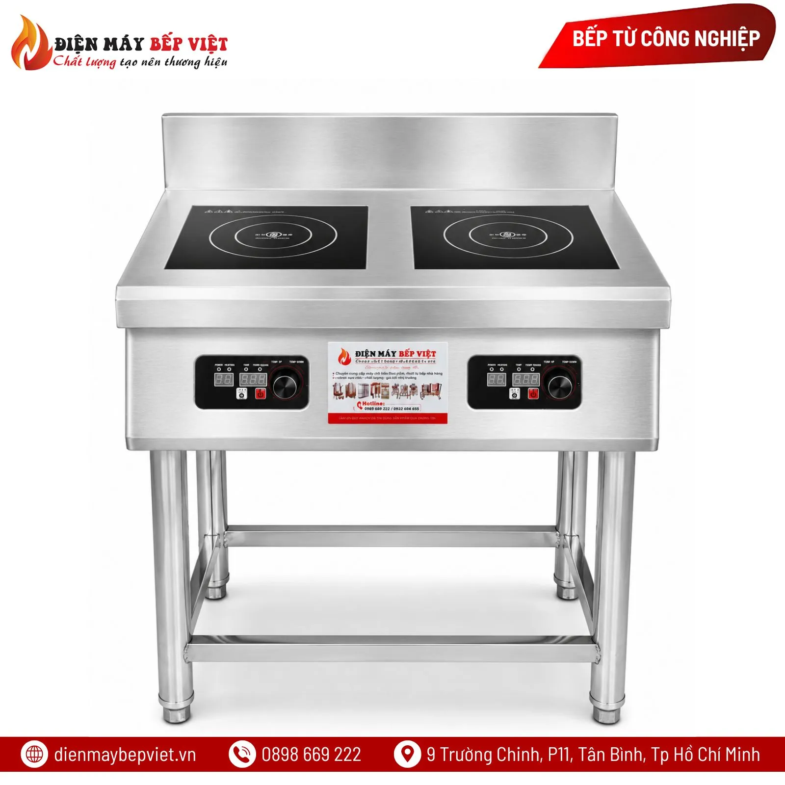 Bếp Từ Công Nghiệp 2 Họng BV2026