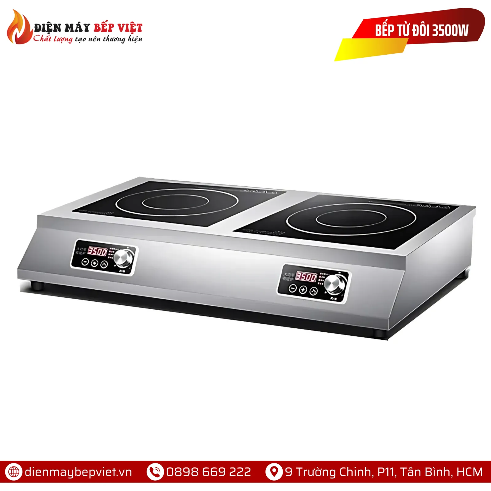 Bếp Từ Công Nghiệp Đôi 3500W