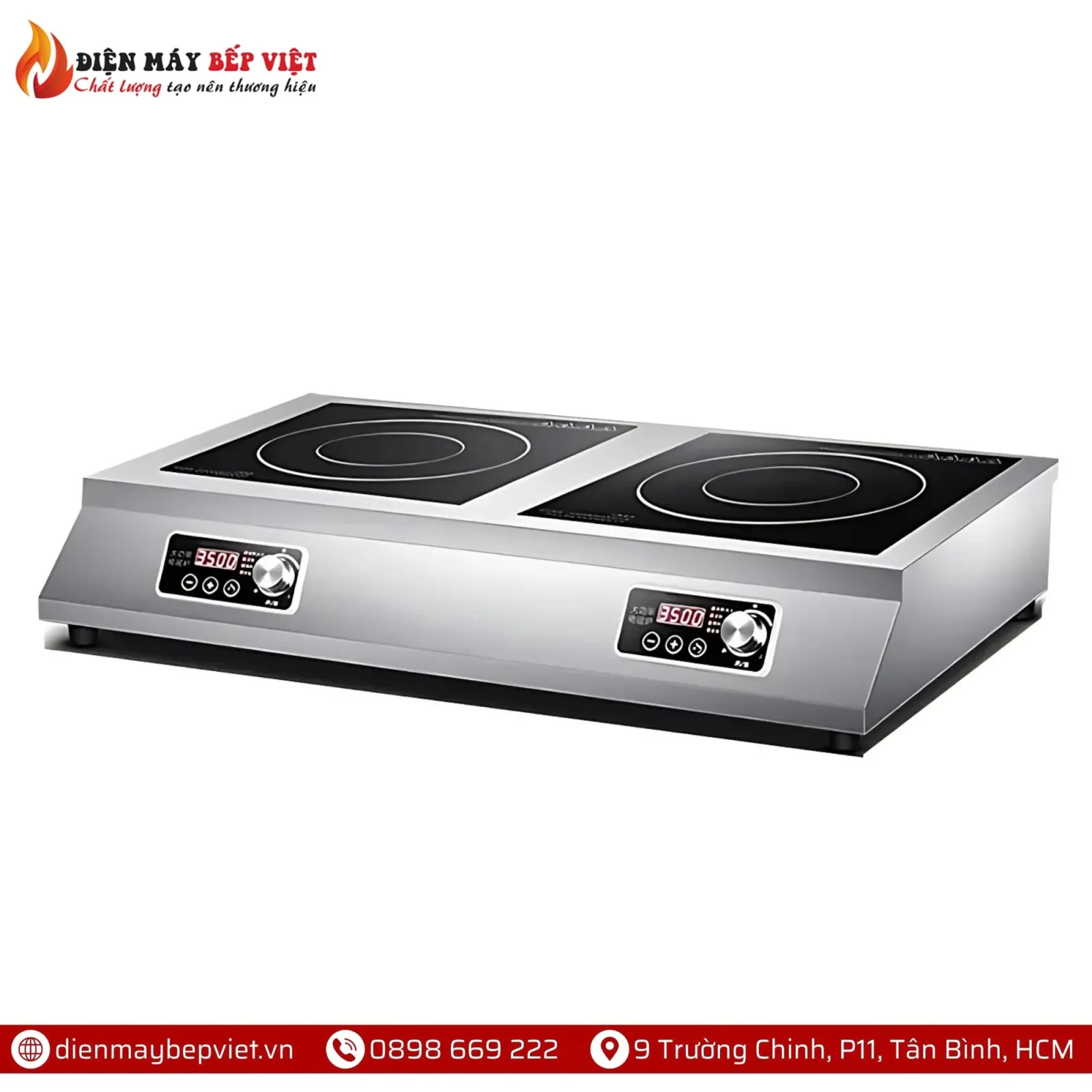Bếp Từ Công Nghiệp Đôi 5000W