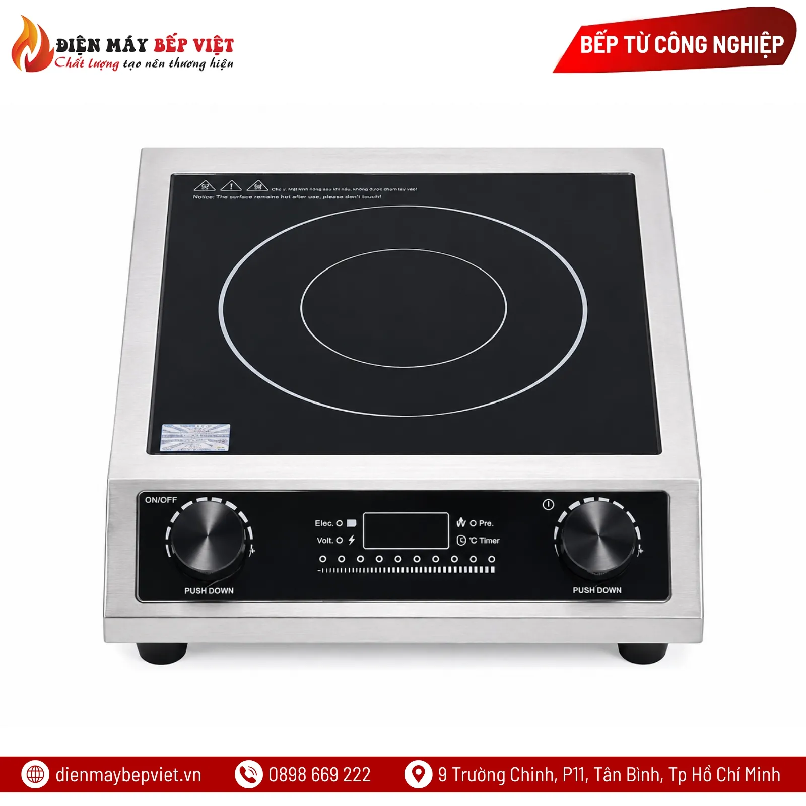 Bếp Từ Công Nghiệp Fuger FG-3579 (3500W)