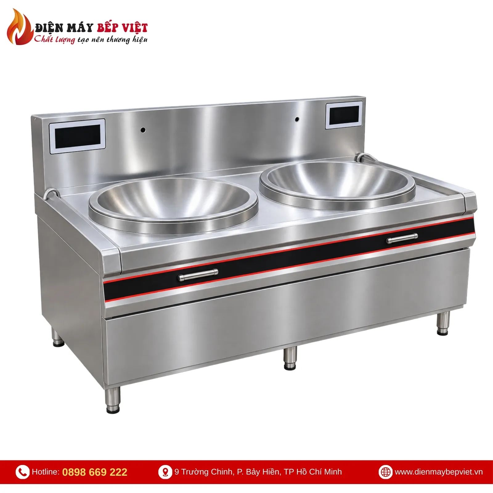 Bếp Xào Đôi Phi 800 Trực Tiếp BV09