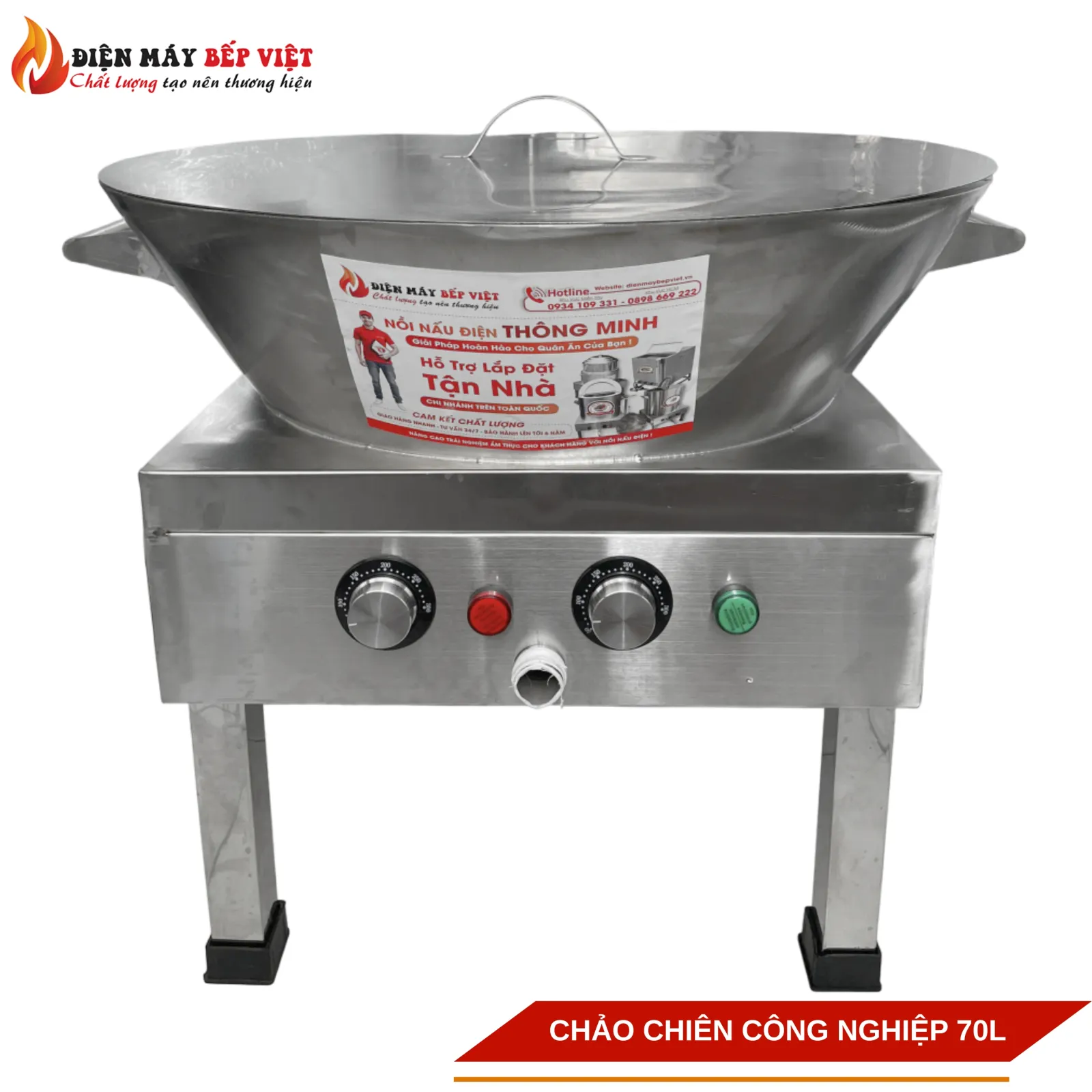 Chảo Chiên Công Nghiệp 70 lít-CĐ6530