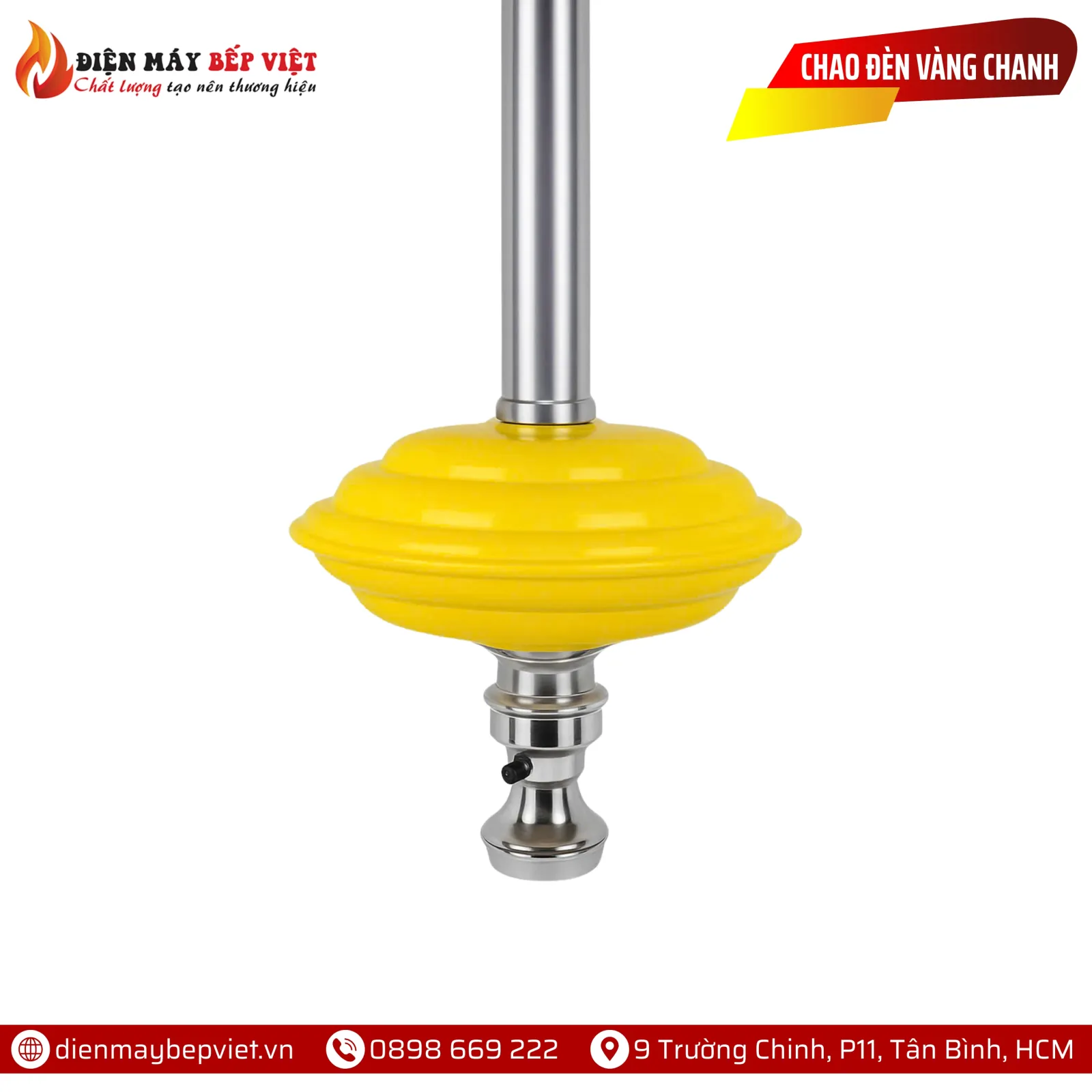 Chao Đèn Dạng Đĩa Màu Vàng Chanh