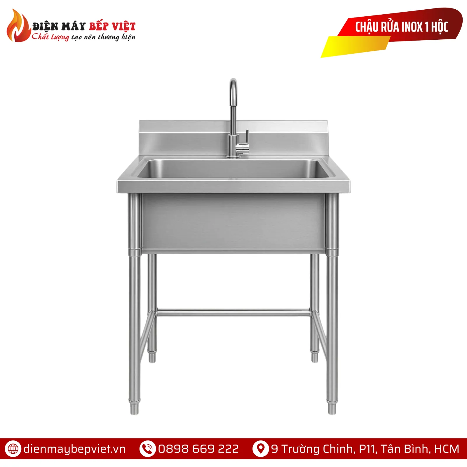 Chậu Rửa Inox 1 Hộc