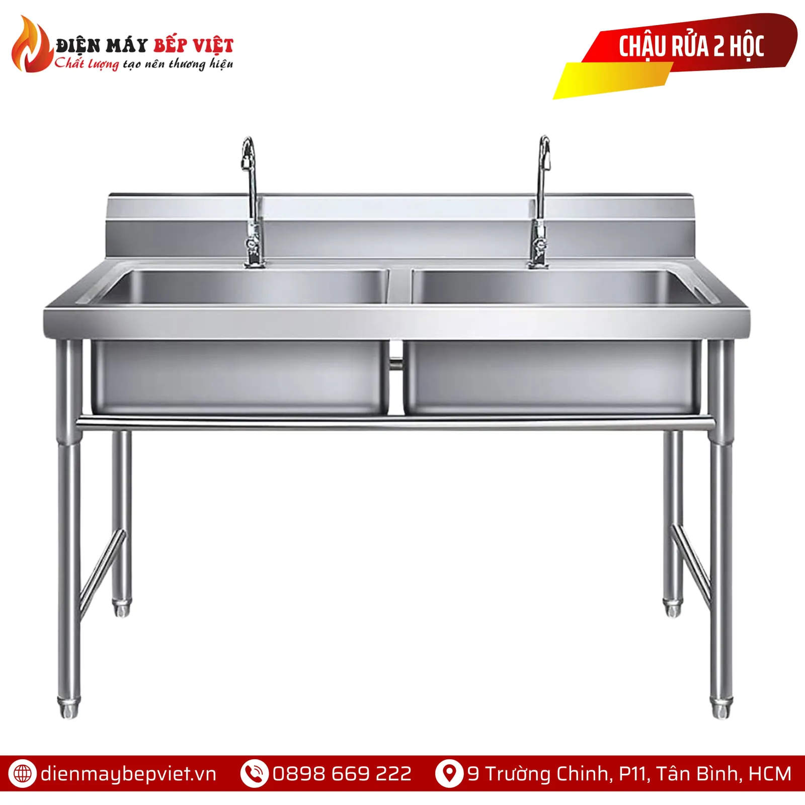Chậu Rửa Inox 2 Hộc
