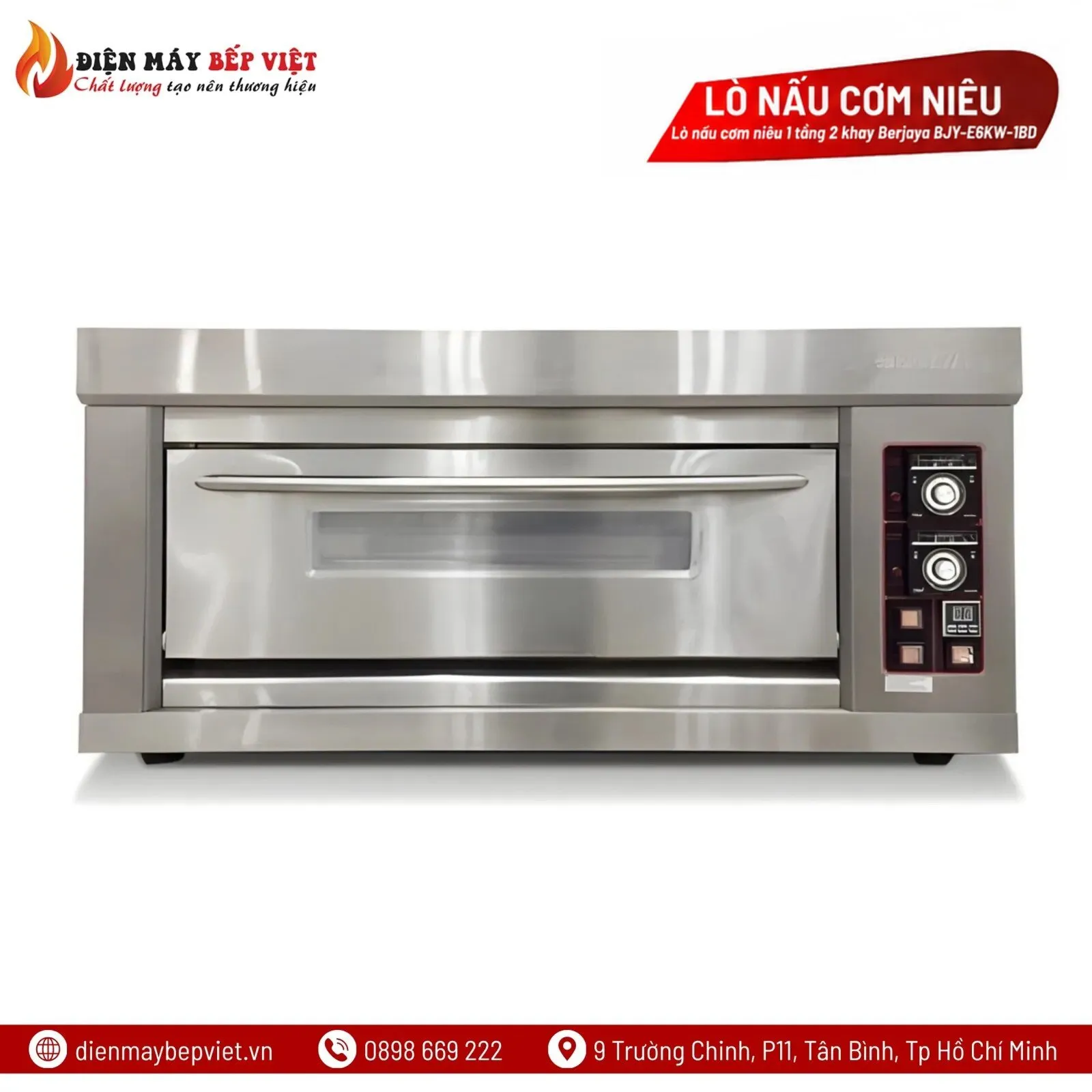 Lò Nấu Cơm Niêu Berjaya 1 Tầng 2 Khay Điện