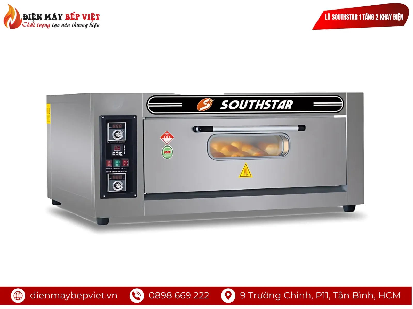 Lò Nấu Cơm Niêu Southstar 1 Tầng 2 Khay Điện