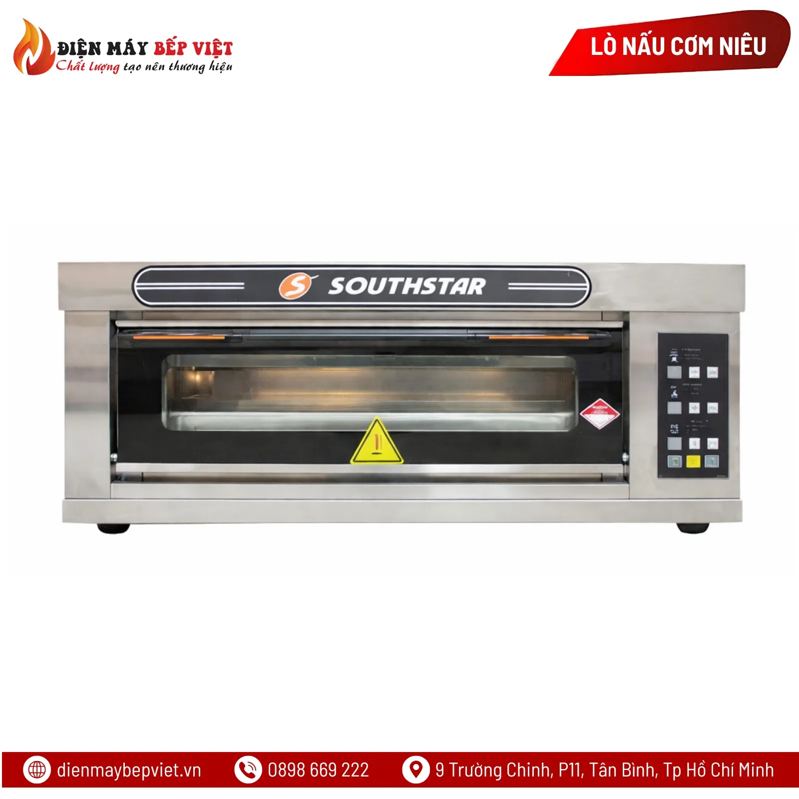Lò Nướng 1 Tầng 1 Khay Điện Southstar Bảng Điện Tử