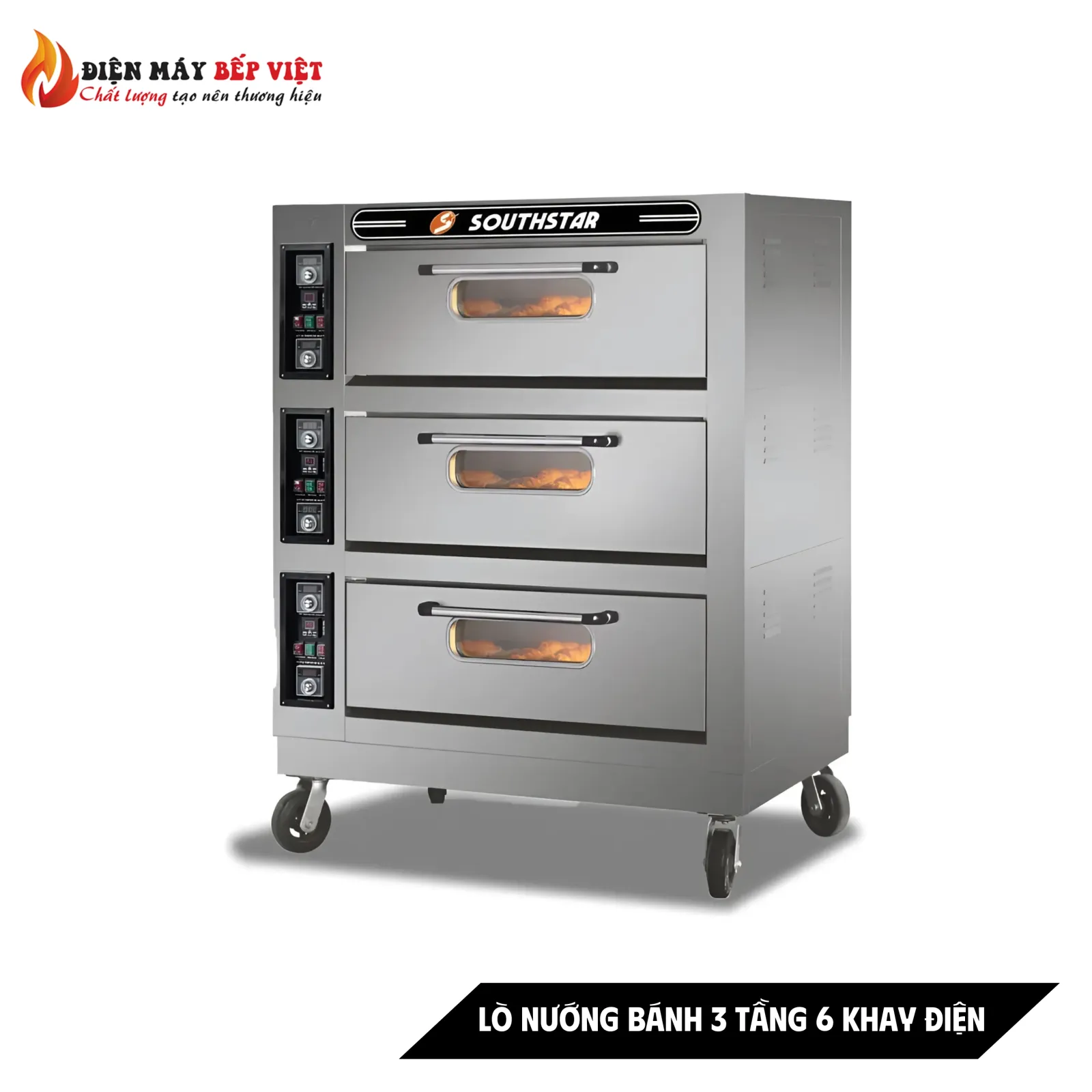 Lò Nướng Bánh 3 Tầng 6 Khay Điện Southstar