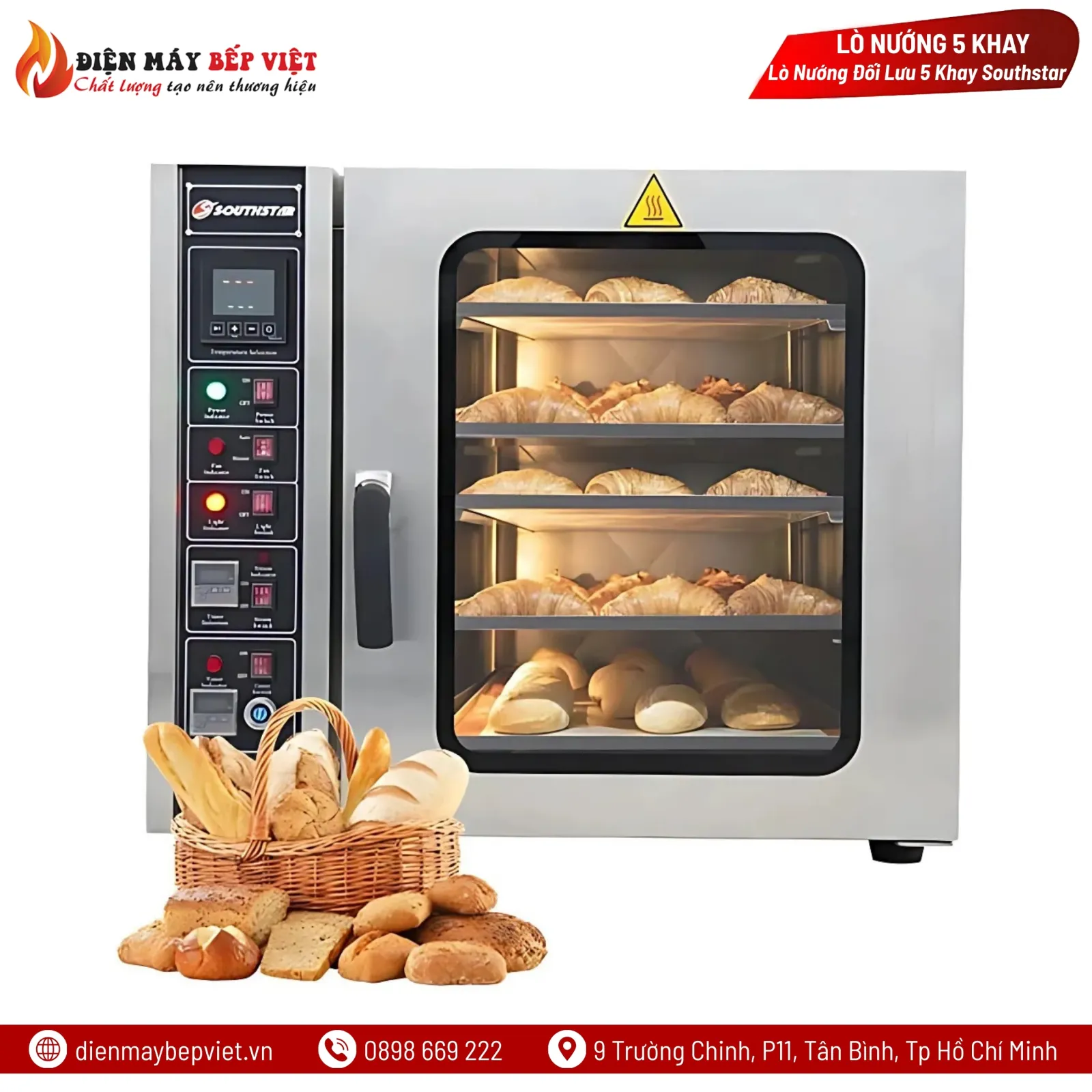 Lò Nướng Đối Lưu 5 Khay Southstar