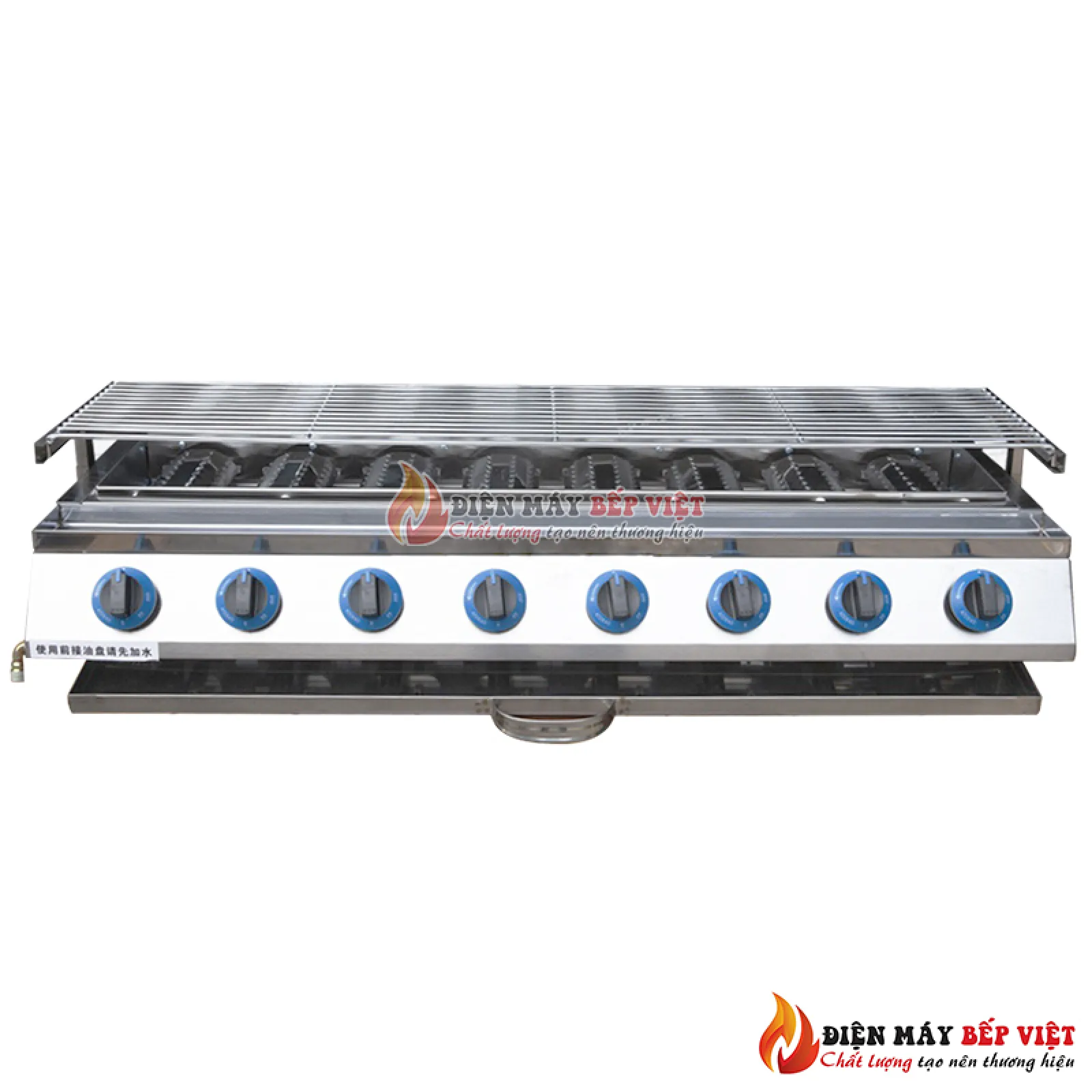 Lò nướng gas 8 họng dài